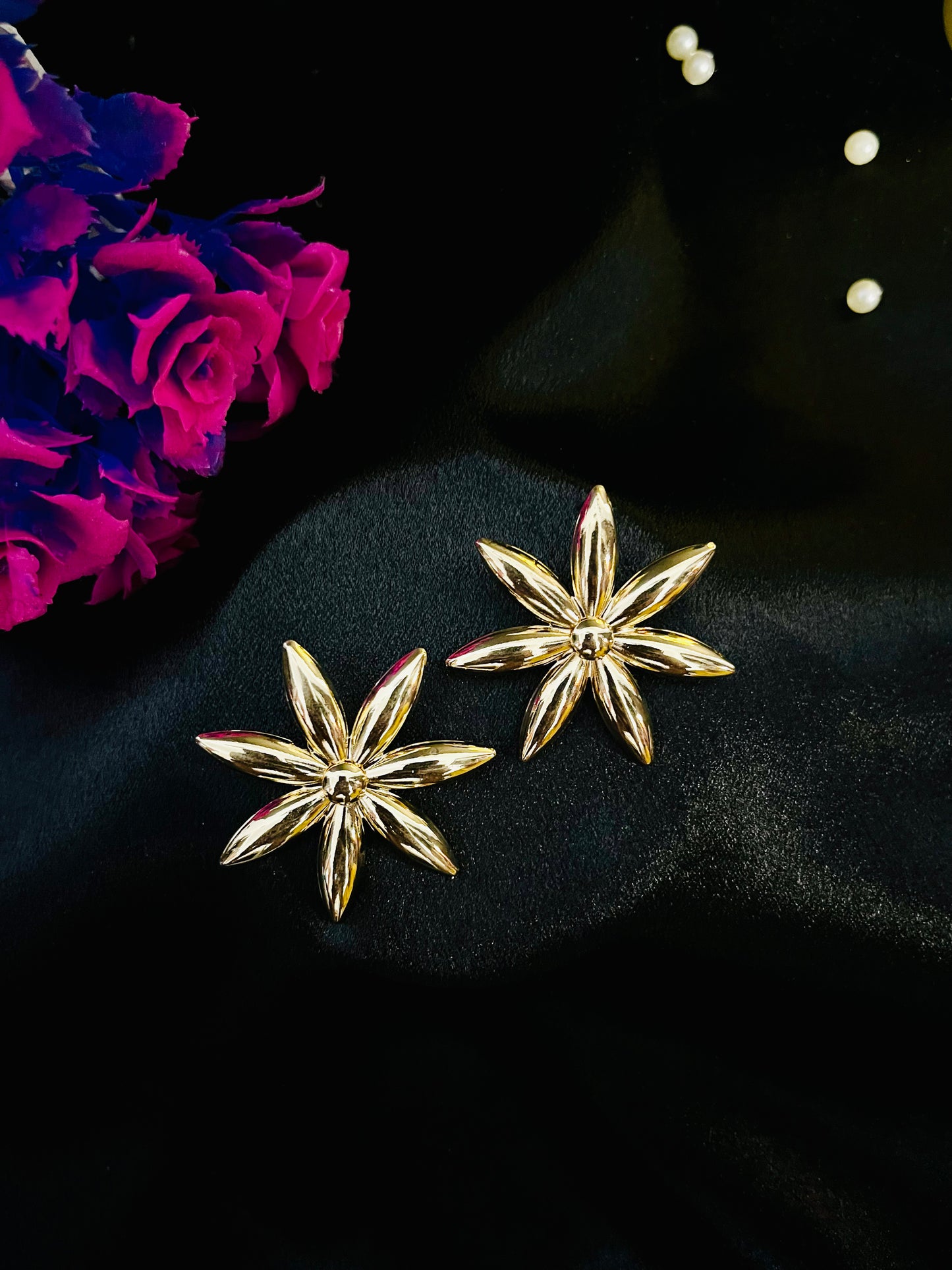 Golden Star Fish Dangle Earrings | Festive & Party Jewelry